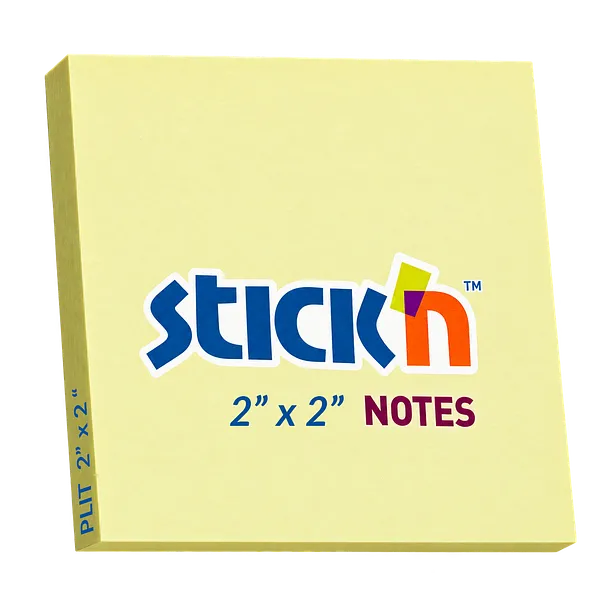 Notas Adhesivas Stick’n Notes 2" x 2", Amarillas