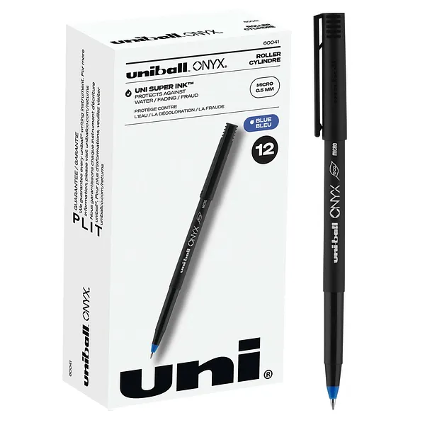 Felpa Micro 0.5 mm Uniball Onyx 60042, Azul