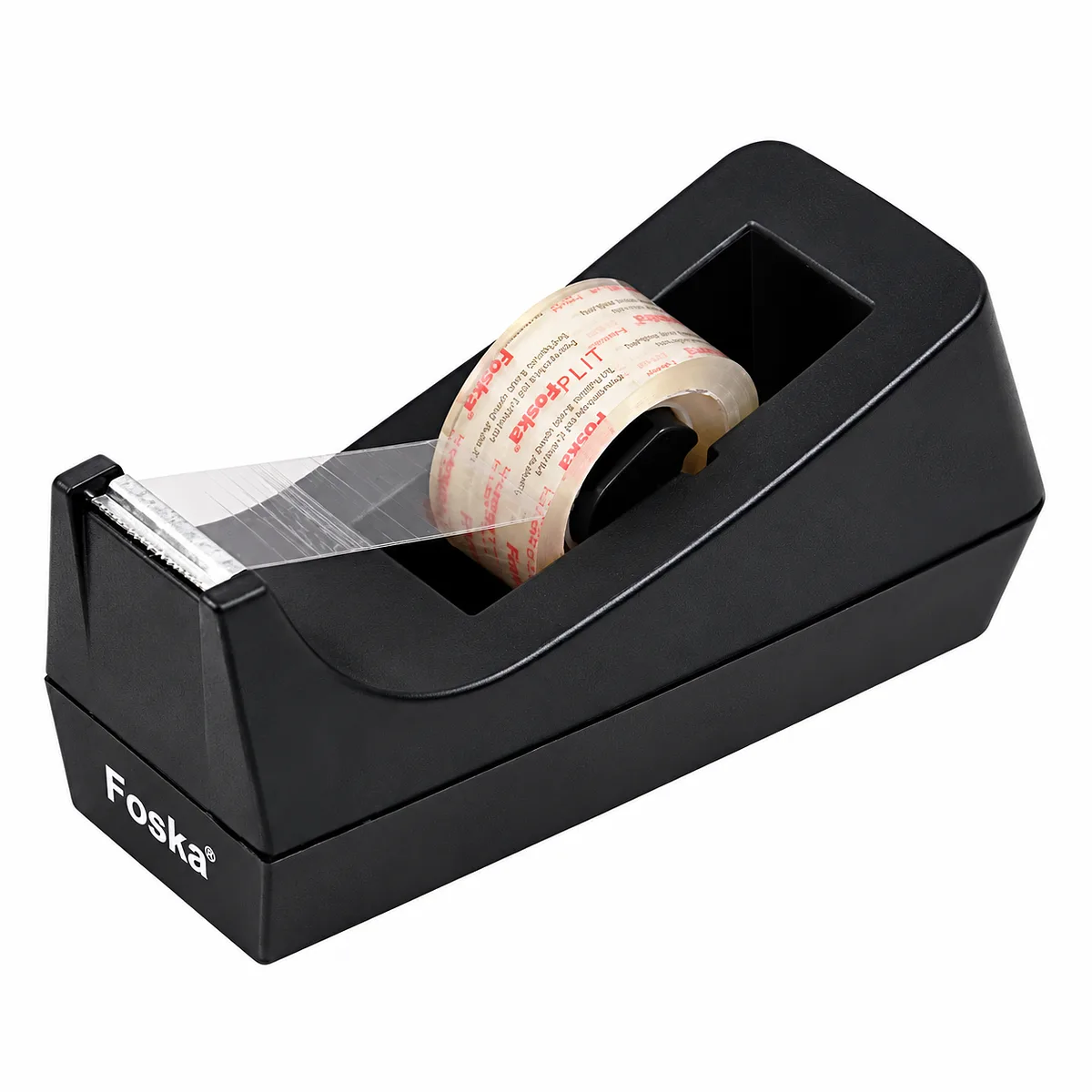 Dispensador de Cinta 3/4" para Escritorio Foska T20081, Negro