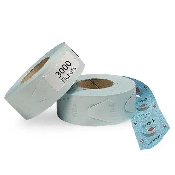 Tickets de Turnos, 3000 pcs, Azul